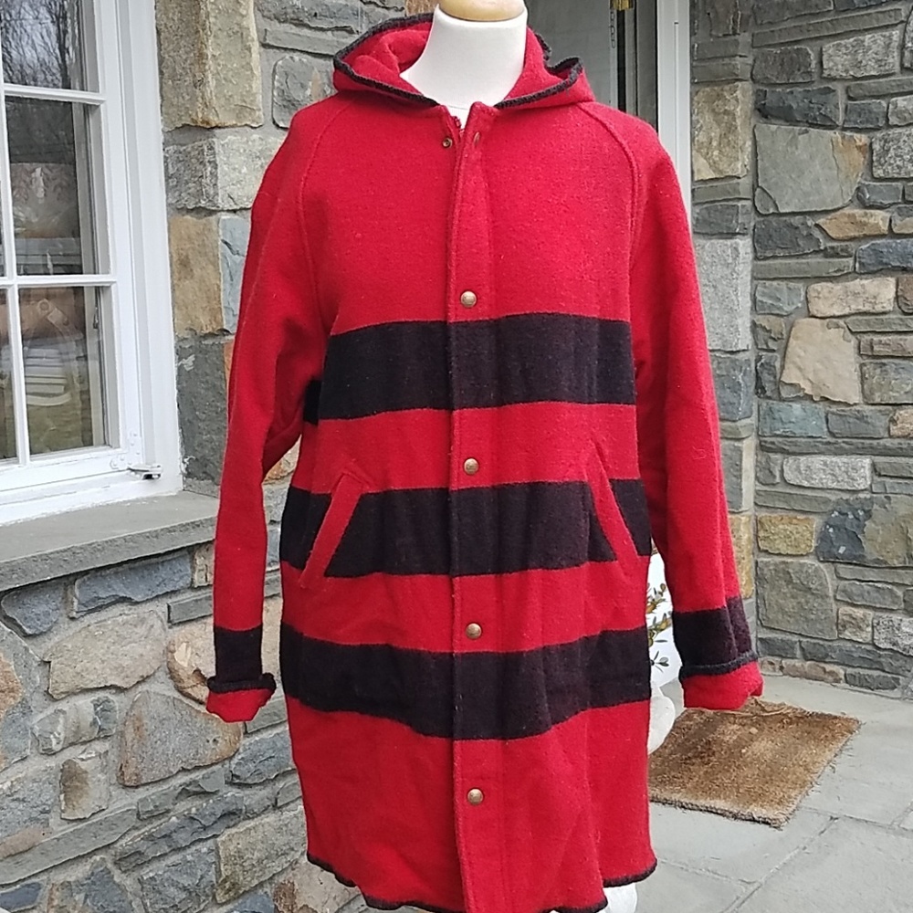 COPY - Woolrich hudson bay inspired blanket coat